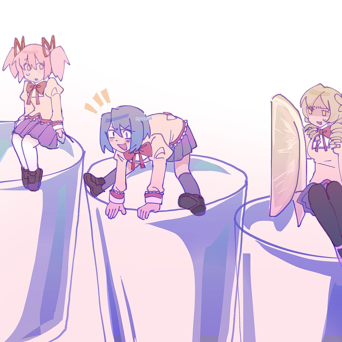 pazztall's tweet photo. I really wanted to draw this #madokamagica https://t.co/emsg1RLsVY