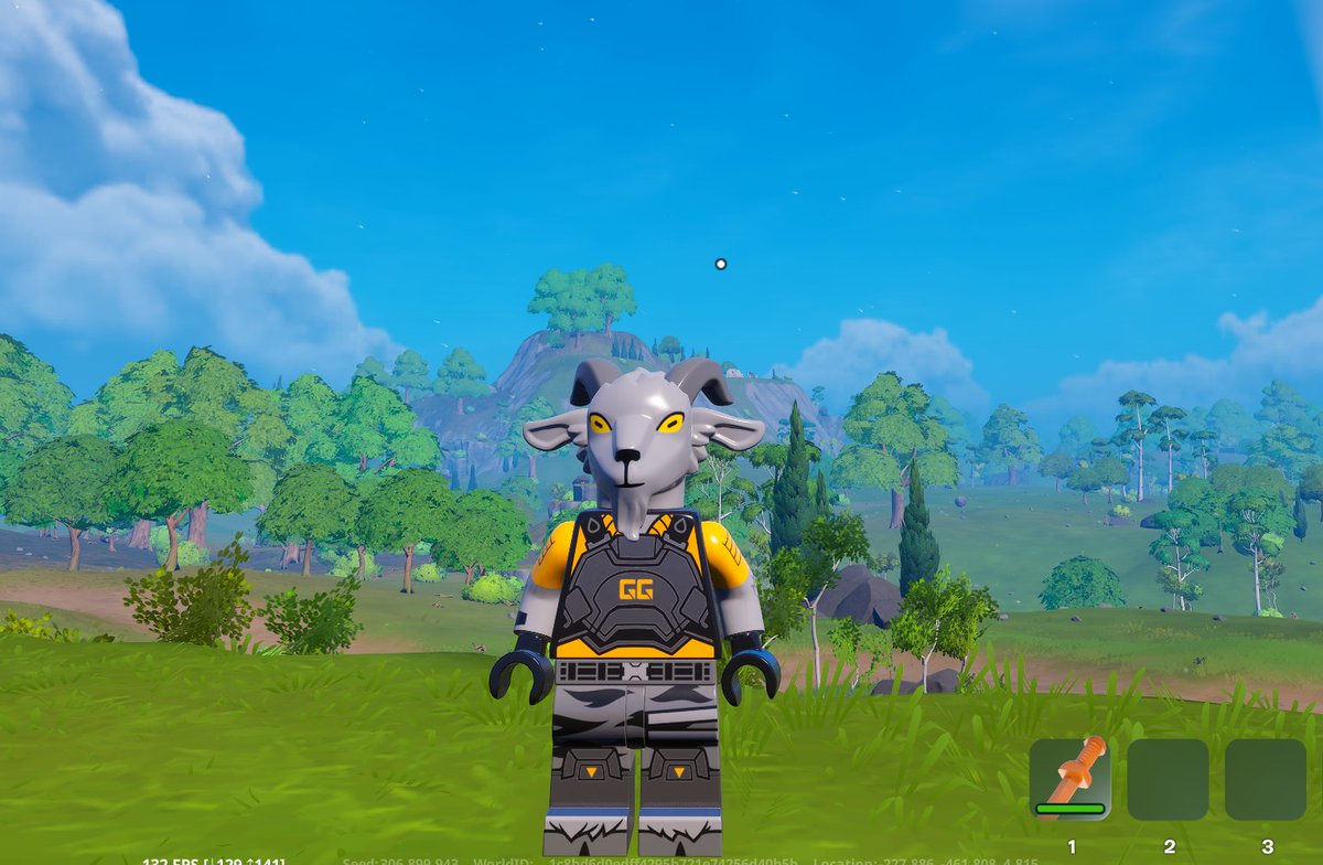 GoodGamers's tweet photo. The Goat now has a LEGO variant!🐐

Thank you @Fortnite & @LEGOFortnite 💛