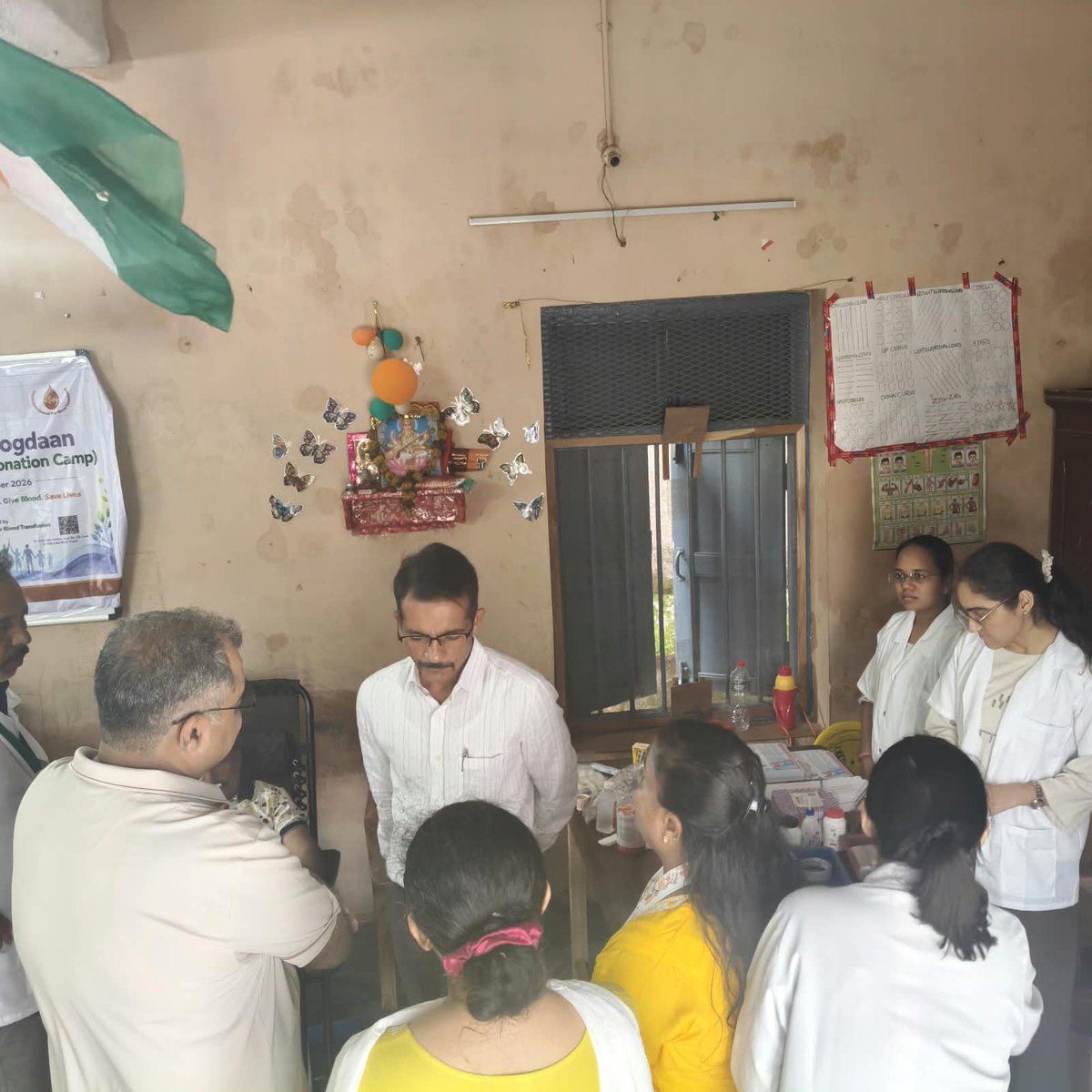 HealthDahod's tweet photo. *સેવા સંકલ્પ અભિયાન અંતર્ગત દાહોદ જિલ્લાના દાહોદ તાલુકાના શહીદ ભવન ખાતે રક્તદાન કેમ્પ યોજાયો*

@CMOGuj
@DahodDdo 
@CollectorDahod @NHMGujarat @HealthDeptGuj https://t.co/4vdXVN32cf