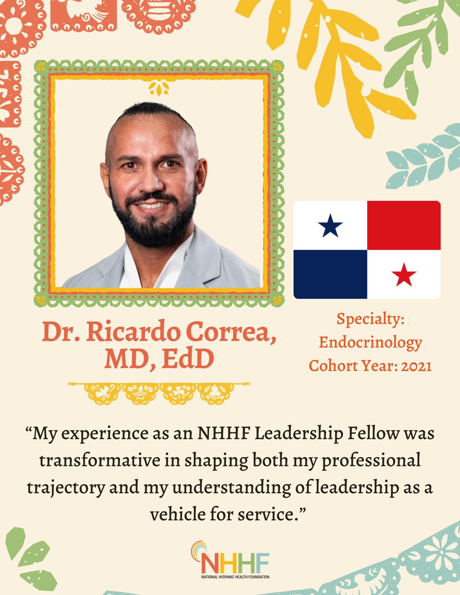 The_NHHF's tweet photo. ¡Feliz Mes de la Herencia Hispana! 🎉

Today, we celebrate Dr. Ricardo Correa, a Clinical Professor of Medicine serving as Program Director for the Endocrinology, Diabetes, and Metabolism Fellowship and Director of the Health Equity Center at Cleveland Clinic. https://t.co/Nbk3fAXHSa