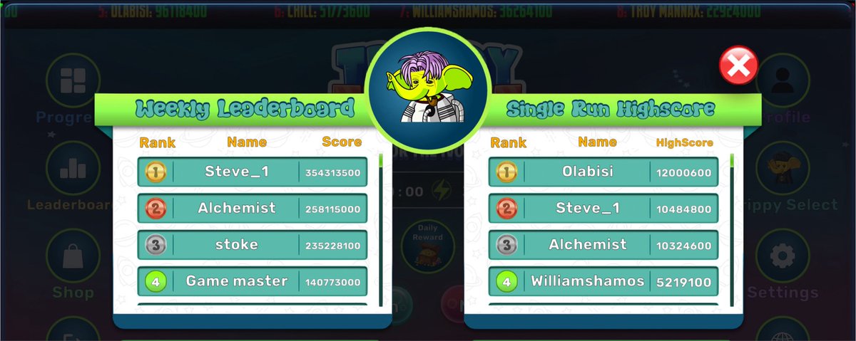 TrippyTrunkz's tweet photo. The Trippy leaderboard is heating up!

Big respect to all the top players putting in the work and pushing their scores higher. The competition is getting more intense, and every run counts. 

But that’s not all
 Friday Tournament kicks off tomorrow!

Get ready to compete, bring your best gameplay, and fight for your spot. It’s time to show the Trippy community what you’ve got.

Who’s ready? 👀
Stay trippy always.