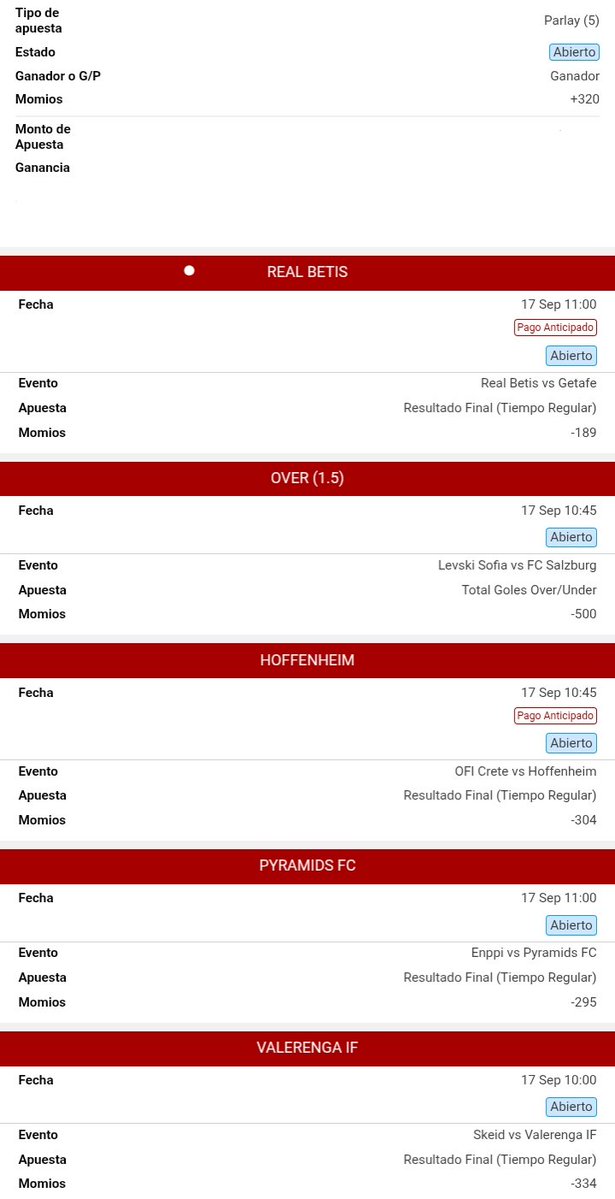 ElCirujanoPicks's tweet photo. Buenos días muchachos, andábamos un poco ausentes pero ya estamos de vuelta, vamonos con este #parley exótico para nuestro primer #freepick del día, deja tu #like si me sigues!
#LaLiga #Betis #Getafe #Salzburg #Hoffenheim #Pyramids #Valerenga #Noruega #Egipto #España https://t.co/jxMIJFc2fR