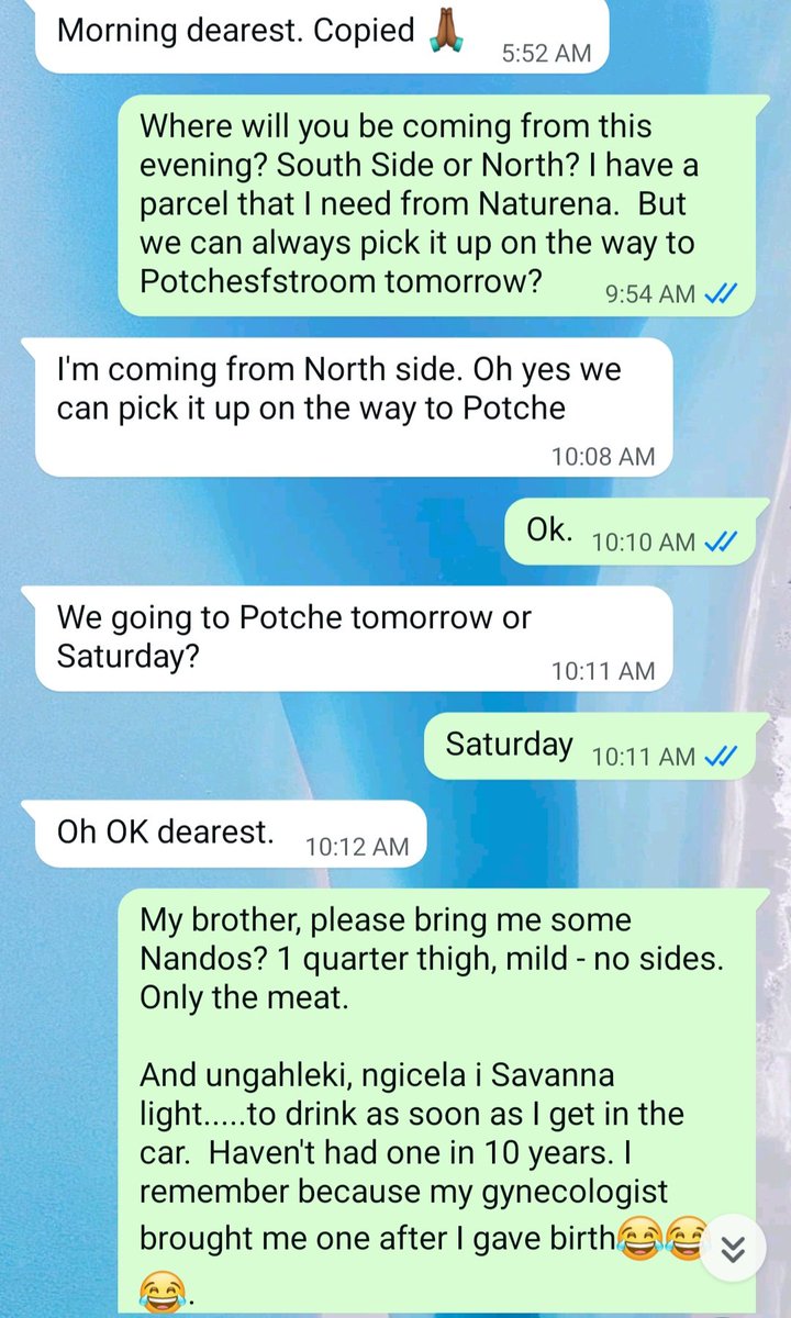 RediTlhabi's tweet photo. I will be landing in Johannesburg soon. This is the conversation between me and my driver Nelson - who has become a brother to my family.

Nelson owns Sihle Tours. I have known him for years and met him when he was contracted to The Big Debate. Back in 2011.  He now owns Sihle Tours. Guys, I promise you, this is your guy - corporate and private bookings. He does tours to the Kruger Park, Winelands, Vic Falls, EVERYTHING.  When he heard I'd driven myself to Nasrec for G20, he wasn't impressed. He was worried about my jetlag. He won't let me catch an Uber from OR Tambo to Sandton.  Brian was also at home recently and Nelson wasn't available but he sent someone to drive him around.  I love him. His contact details coming up. For now, this is Nelson, the founder of Sihle Tours. Look at 3rd frame. He doesn't play!