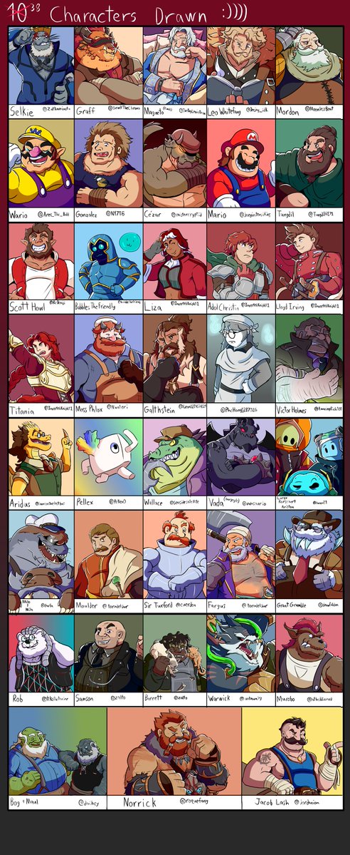 DragonCrimeAlt's tweet photo. Okay!!! I drew a lot more than just 10 characters. I did as much as I can from both the blue place and here :)))) https://t.co/LdEkpsD4nC
