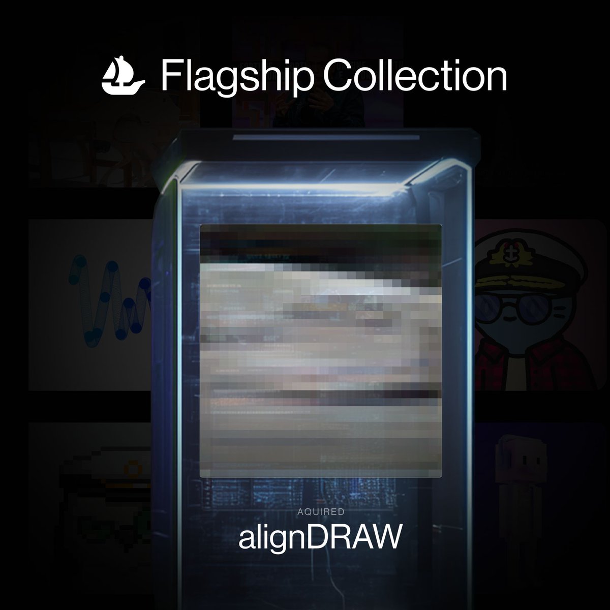 opensea's tweet photo. Joining OpenSea's Flagship Collection...

alignDRAW by @elmanmansimov: the first text-to-image AI model, built in 2015, whose blurry 32x32 outputs were the first images ever generated from a written sentence.

More below 👇 https://t.co/3KF3H7u19x