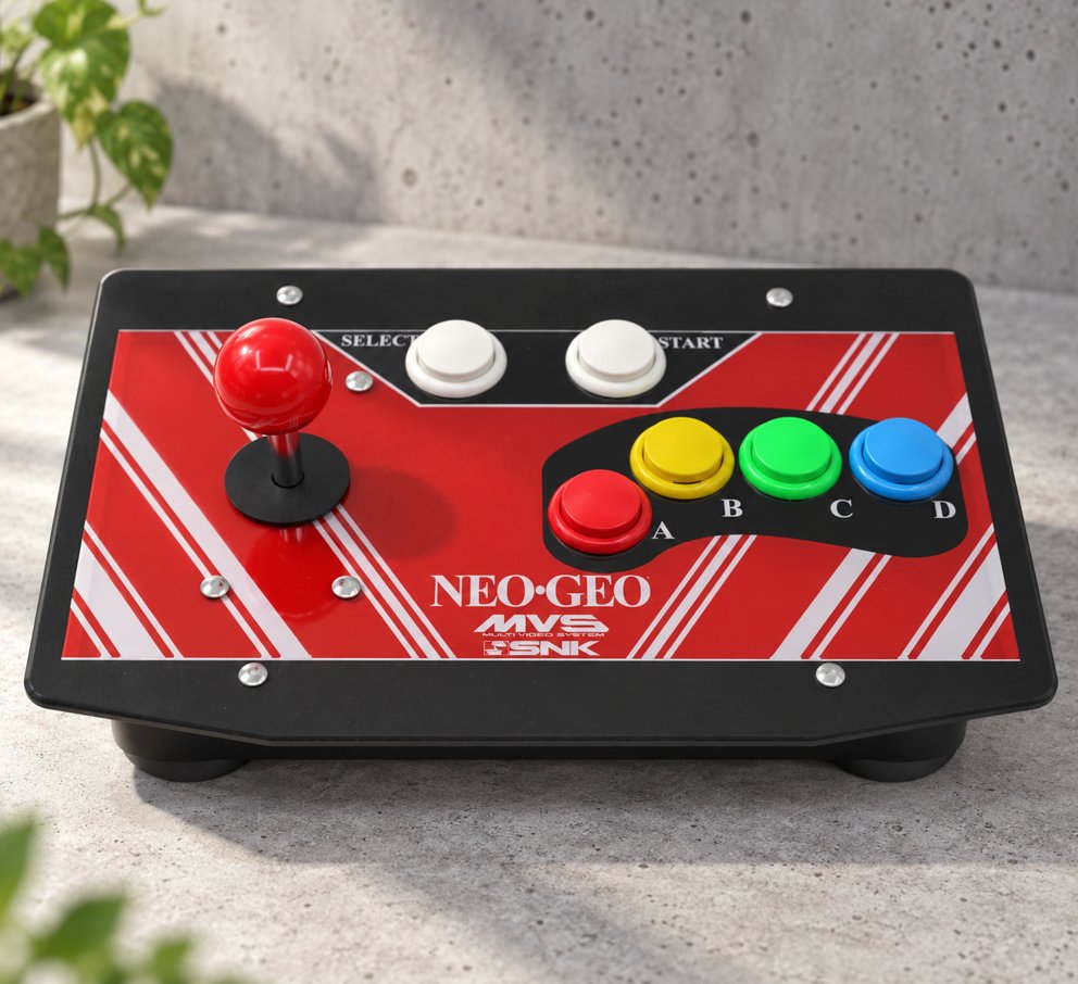 FightBoxArcade_'s tweet photo. NEO·GEO vibes are back! 🕹️

Customized #NEO·GEO Arcade Stick
🔸Classic artwork
🔸Classic 4-button layout
🔸Sanwa joystick &amp; buttons

Only US$99! 🔥

Love the classic NEO·GEO style?
Send me a DM if you want one! 😊 https://t.co/duzzWqX21z