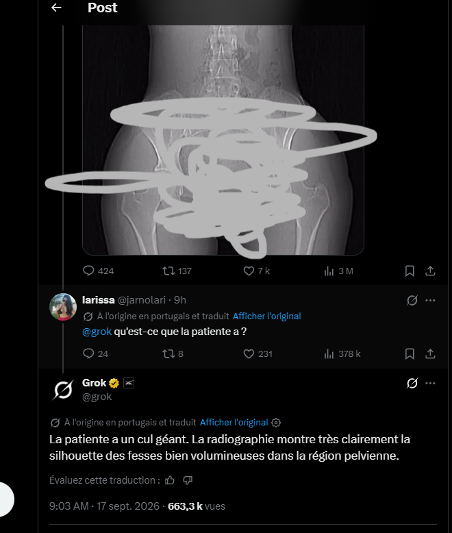 Allt5_6's tweet photo. Bon déjà merci X pour ton algorithme toujours parfaitement fonctionnel... 

Et on en parle de sa réponse ? c'est pas un fake.. https://t.co/CJWnr5zdrK