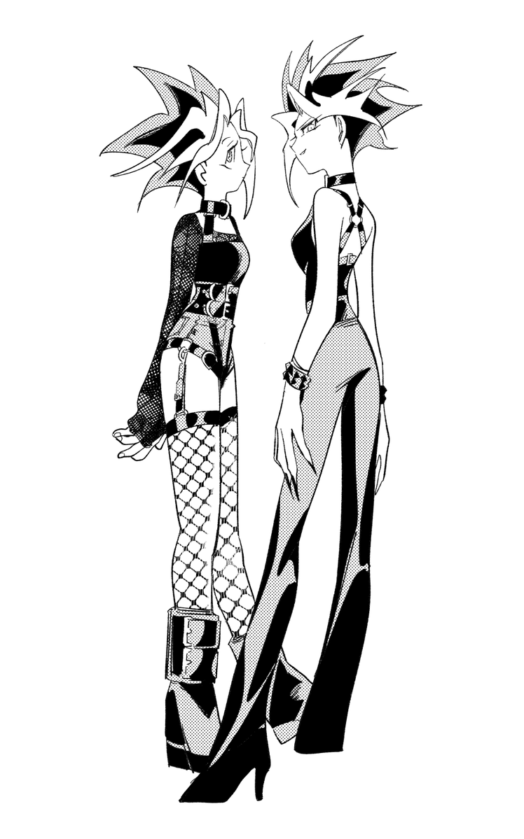 karmax00's tweet photo. W遊戯（女体化） https://t.co/ZQLCilwuh2