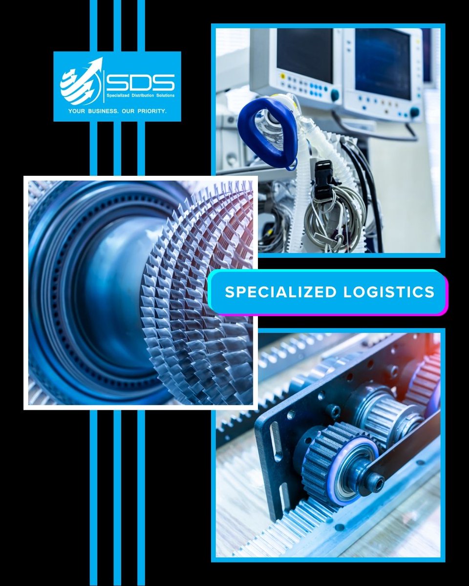 SDSdelivers's tweet photo. 🚛 Not every shipment fits the ordinary mold.

At @SDSdelivers, we know medical equipment, aerospace components &amp; industrial machinery require careful planning, specialized handling and precise coordination.

Different freight. Different needs. Specialized solutions.

#Logistics https://t.co/TLMq1an6aU