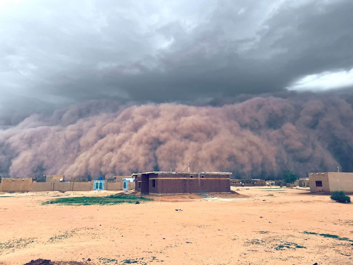 Arab_Storms's tweet photo. 🇸🇩 السودان | عاصفة غبارية ضخمة تضرب ولاية الخرطوم الآن
مشاهد لافتة لجدار كثيف من الغبار «هبوب» يتقدم مع العواصف الرعدية، حيث تم توثيقه في شرق النيل – أبو قرون، كما ظهرت كتلة غبارية أخرى وهي تتقدم باتجاه شمال أم درمان مساء اليوم الخميس 17 سبتمبر.
#Sudan https://t.co/ti3k8DGmrH