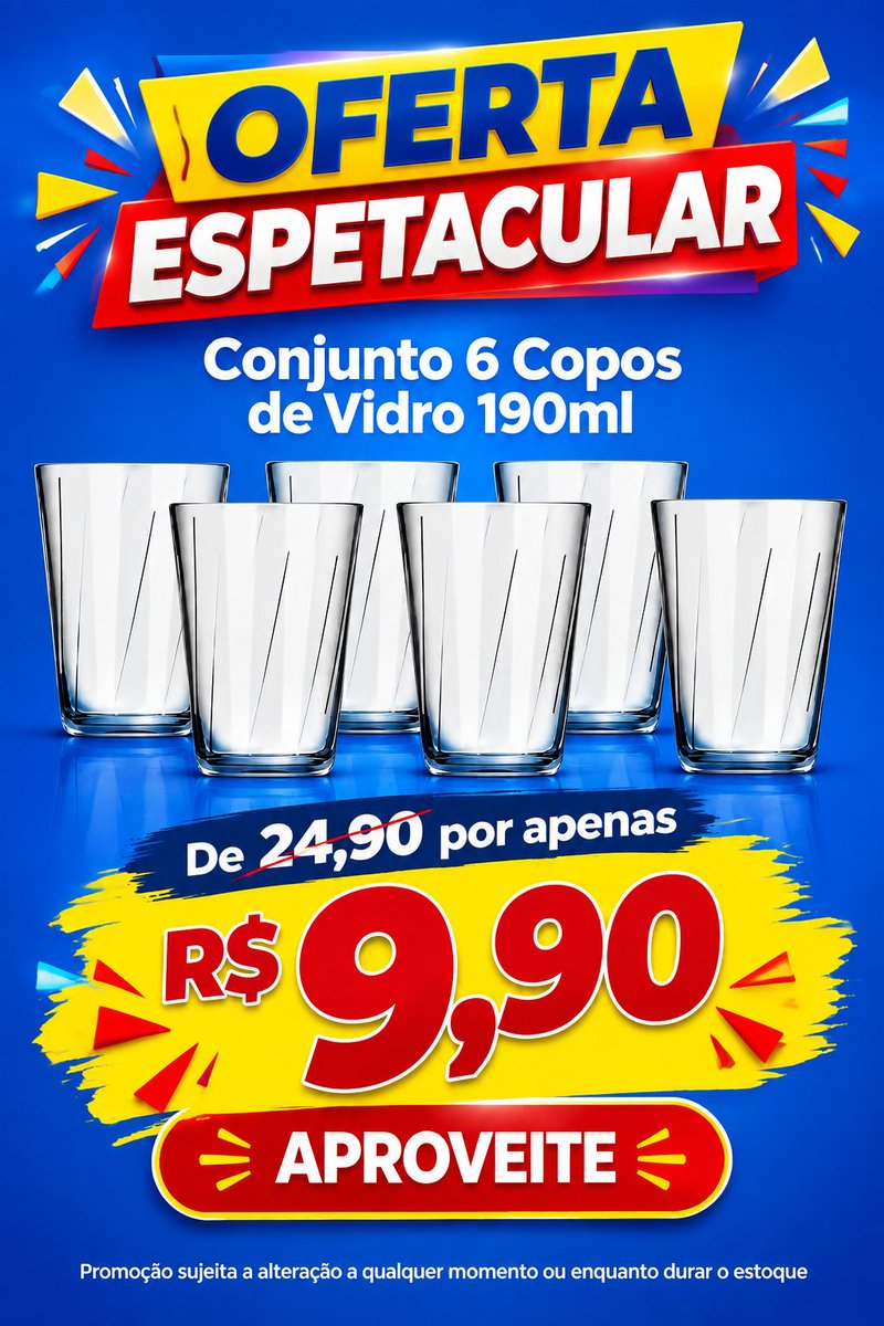 PaulaAmara29944's tweet photo. 🚨𝐎𝐅𝐄𝐑𝐓𝐀  𝐃𝐎 𝐃𝐈𝐀🚨

Conjunto 6 Copos de Vidro 190ml  

🔥De 24,90 por apenas 9,90🔥

https://t.co/sGrDyIdTaK
𝐂𝐋𝐈𝐐𝐔𝐄 𝐀𝐐𝐔𝐈👆👆 
𝐏𝐀𝐑𝐀 𝐂𝐎𝐌𝐏𝐑𝐀𝐑 𝐄𝐒𝐒𝐄 𝐏𝐑𝐎𝐃𝐔𝐓𝐎

#shopee #copo
#copos
#copodevidro #conjuntodecopo #jogodecopo https://t.co/Uh1AawoNnE