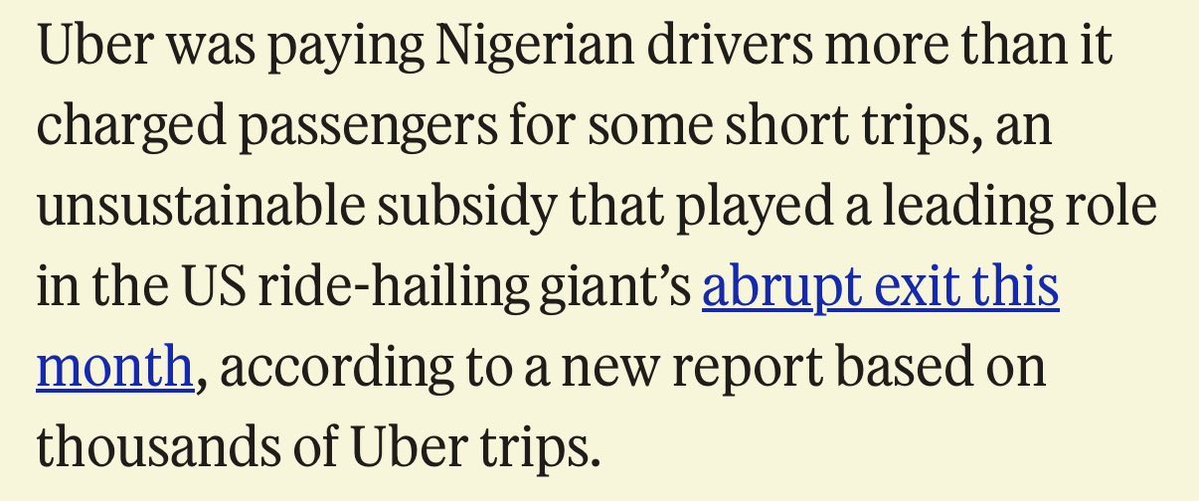 DavidZabinsky's tweet photo. Surprised this strategy didn’t work out for Uber.

Per @semafor https://t.co/gW3JWTjBj1