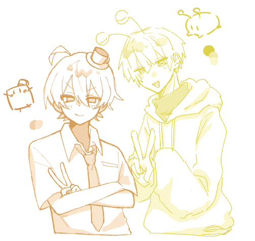 Sh4ch1A_001's tweet photo. のんさんと簡易合作した！ https://t.co/MhyDP31EUt