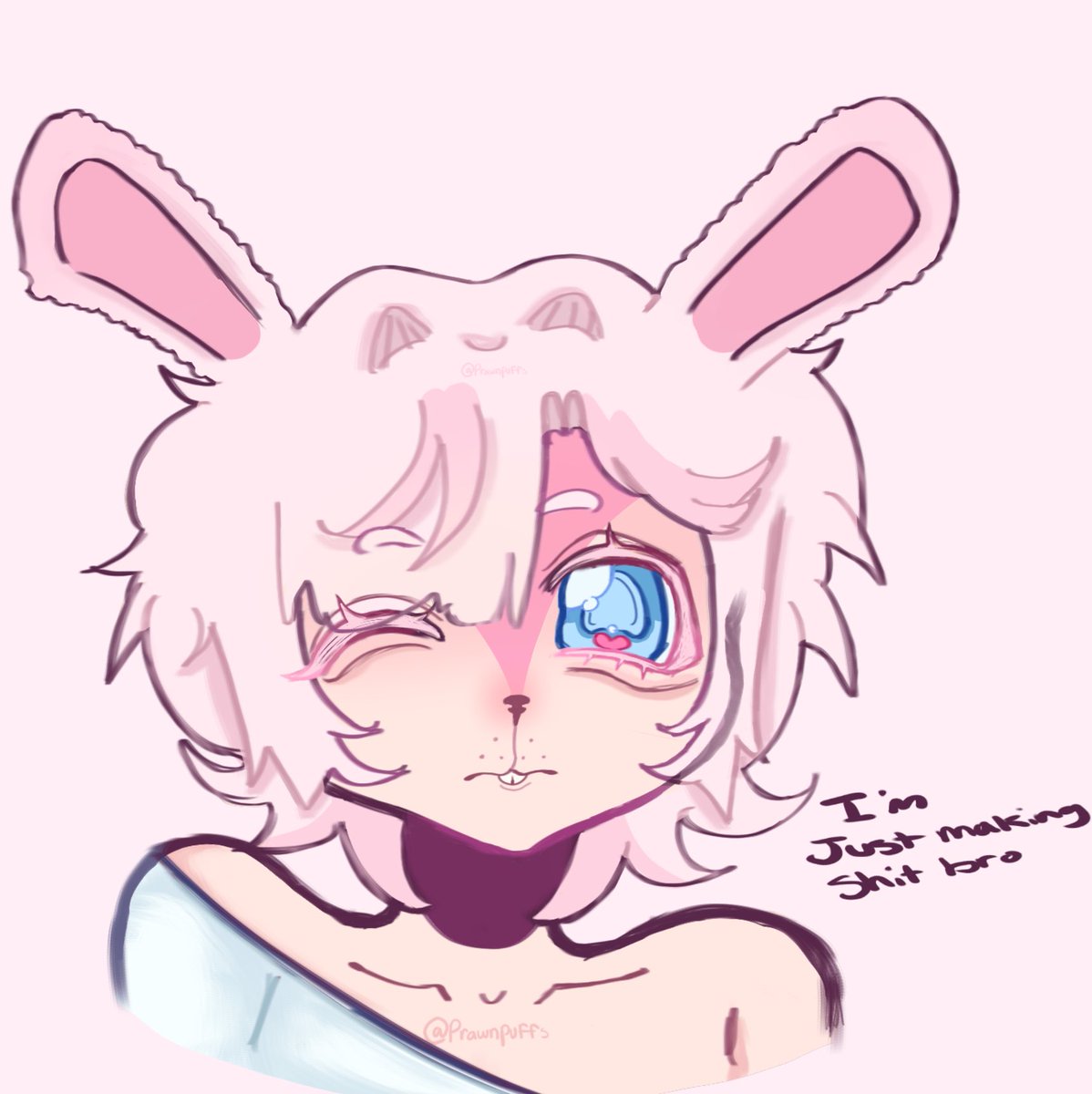prawnpuffs's tweet photo. I tried a new art style, someone tell me if it looks like shit 😢😢😢😢 #arttwt #oc #yumeoc https://t.co/ZhuuyQs5uX