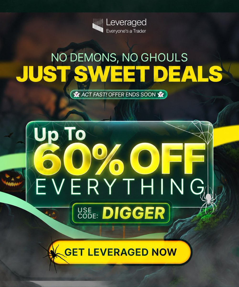 PropPromos's tweet photo. 🎁Leveraged - Up To 60% OFF With ✅Coupon - DIGGER
"Big Savings. Bold Trades. One Day Only!"
#leveraged #leveragedcoupon #leveragedcouponcode #forextrading #XAUUSD #propfirm https://t.co/TPymotk5Kb
