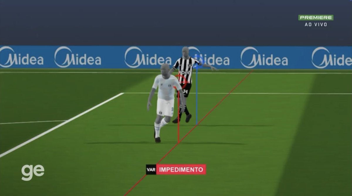 futebol_info's tweet photo. 🚨 Agora! André Rizek informa no Sportv que apurou com a CBF que o terceiro gol do Grêmio contra o Botafogo foi anulado por impedimento de 1 CENTÍMETRO.

🗞️ Sportv | André Rizek
📸 Reprodução/Premiere https://t.co/KDMxF65kDO