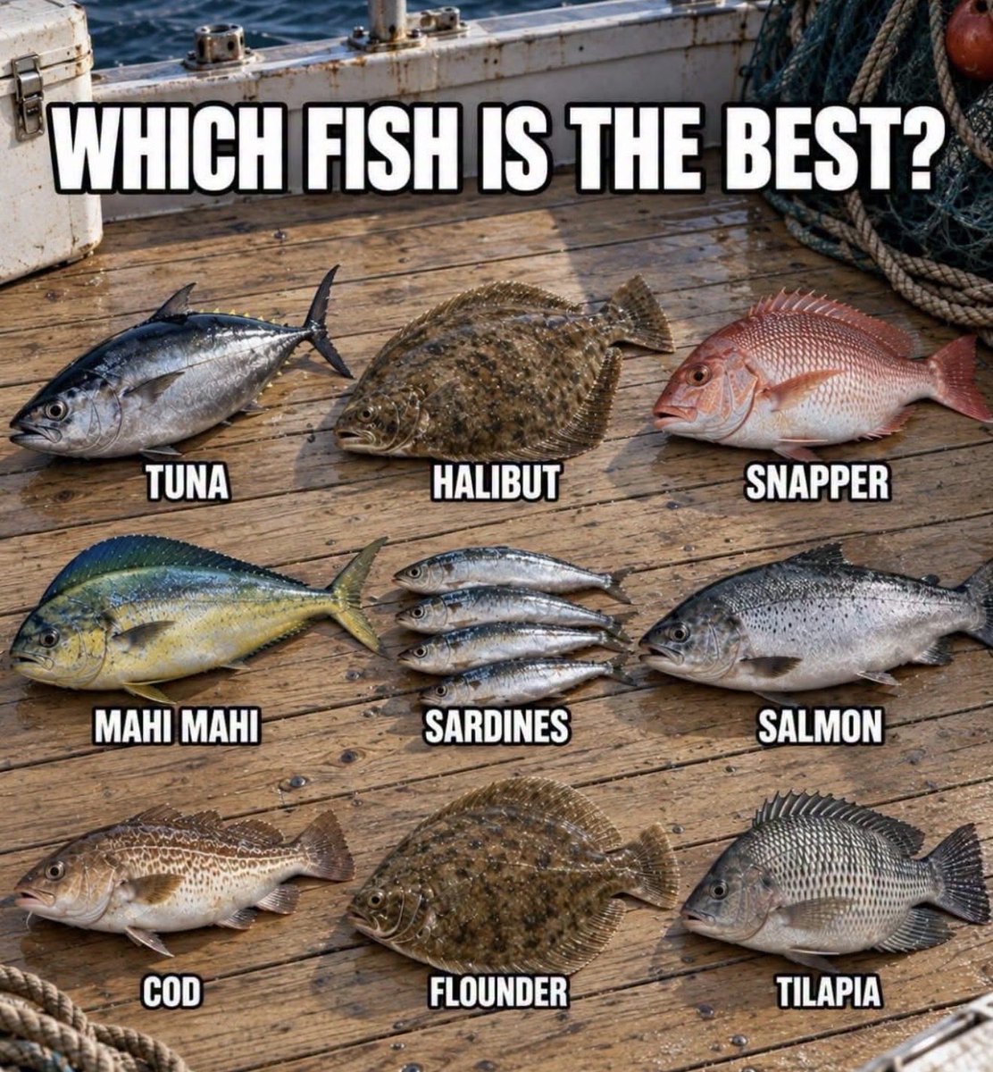 atensnut's tweet photo. Out of these - Snapper 
My favorite fish is King Crab. https://t.co/E6UippiKfm