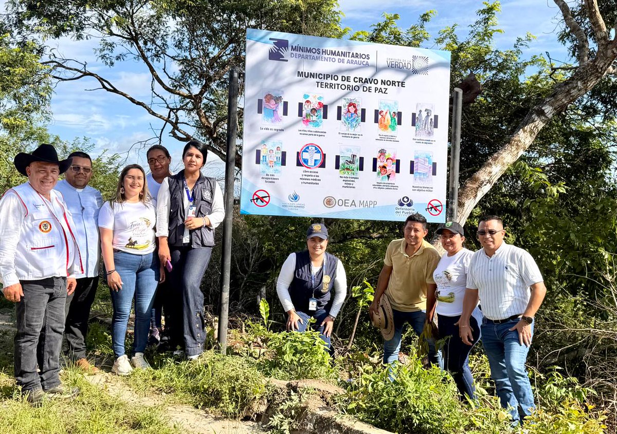 MAPPOEA's tweet photo. Acompañamos una correría por los 7 municipios del departamento, en coordinación con la Diócesis de #Arauca, la Oficina Asesora de Paz de la @GobArauca  y Consejos Territoriales de Paz.

A través de jornadas culturales, deportivas y conversatorios, nos sumamos al llamado por el respeto a la vida, la dignidad y la libertad, promovido por el obispo de #Arauca y las familias de personas víctimas de desaparición forzada y privaciones ilegales de la libertad.