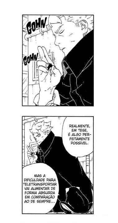 Okiru30_'s tweet photo. O Boruto eventualmente vindo a usar seu TP sem o apoio de suas "marcações" — mas, em vez disso, usando o chakra de outra pessoa como identificador e ponto de rastreio - vai elevar sua técnica e sua habilidade usual. Ele elevou o Rasengan. E está vindo para elevar o "Hiraishin". https://t.co/lkxDRozlGo