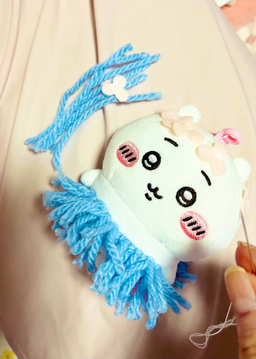 sweetsMAIchan's tweet photo. ちいかわスカイツリー衣装製作中♡ https://t.co/28clzvWx5b