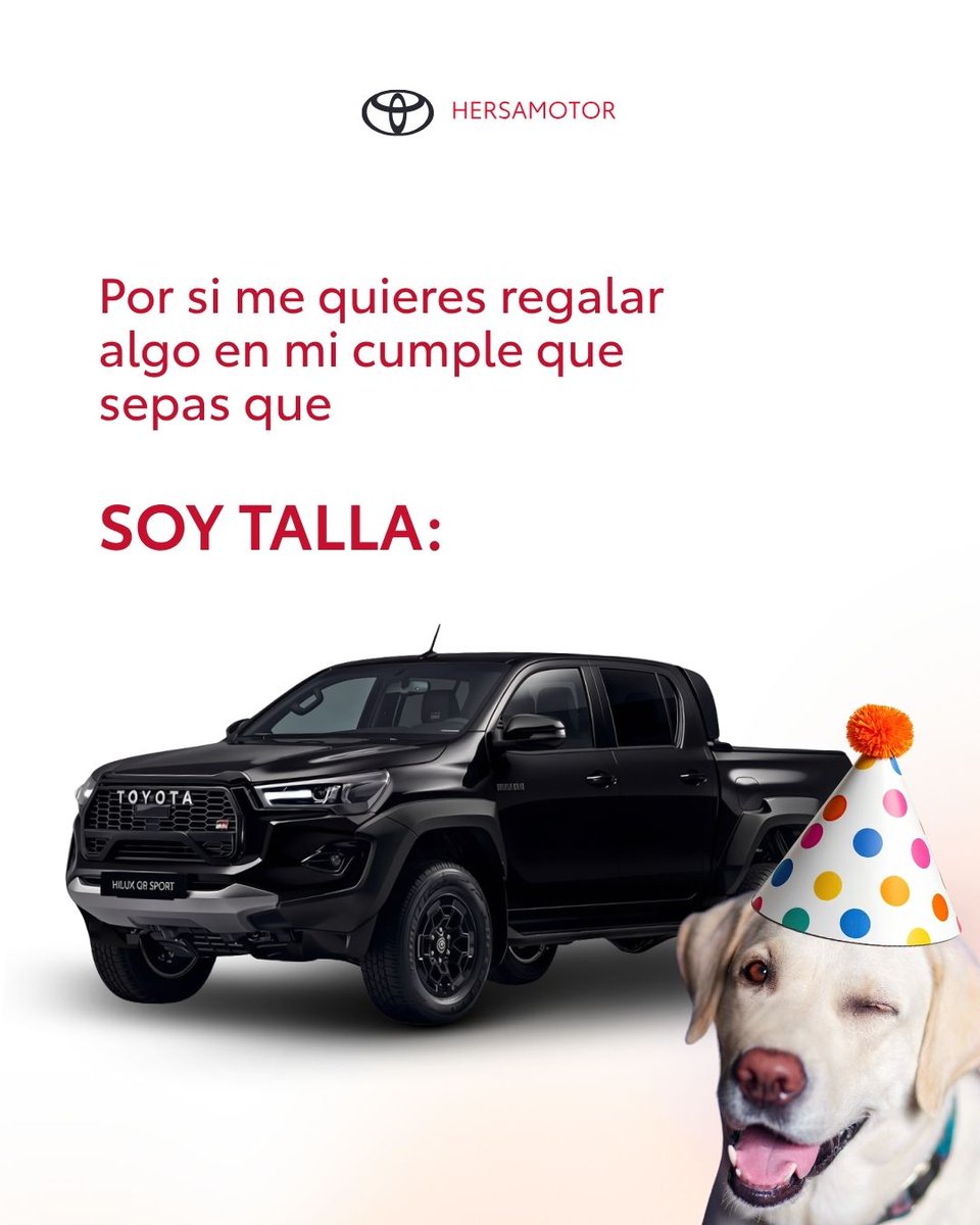 hersamotor's tweet photo. ¿Sin ideas para el regalo de cumpleaños? Tranquilo, te ayudamos. 🎁👇

💬 Etiqueta a ese amigo que sabes que le haría ilusión encontrarse uno de estos con un lazo en su puerta el día de su cumpleaños🎀👇

#Madrid #toyotamadrid #4x4 #ToyotaLandCruiser #Toyotayaris #toyotahesamotor https://t.co/82Fg9GGw49