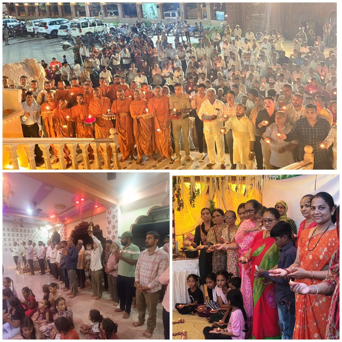 SPBhavnagar's tweet photo. 🪔 સેવા સંકલ્પ અભિયાન અંતર્ગત ‘આશીર્વાદનો દીવો’ 🪔

માનનીય વડાપ્રધાન શ્રી નરેન્દ્રભાઈ મોદીજીના ૭૬મા જન્મદિવસ નિમિત્તે સેવા સંકલ્પ અભિયાન અંતર્ગત ભાવનગર જિલ્લા પોલીસ દ્વારા અલગ-અલગ પોલીસ સ્ટેશન વિસ્તારોમાં આવેલ મંદિરોમાં સ્વૈચ્છિક ‘આશીર્વાદનો દીવો’ કાર્યક્રમનું આયોજન કરવામાં આવ્યું.

આ સેવાકીય અભિયાનમાં બહોળી સંખ્યામાં ગ્રામજનોએ ઉત્સાહભેર સહભાગી થઈ પ્રતિસાદ આપ્યો, જેના થકી જનસહભાગિતા અને સેવાના સંકલ્પને વધુ બળ મળ્યું. 

#SevaSankalpAbhiyan #AashirvadNoDivo #JanSahbhagita #BhavnagarPolice #GujaratPolice #NarendraModi
@narendramodi @AmitShah @CMOGuj @sanghaviharsh @GujaratPolice @IGP_BHR_RANGE