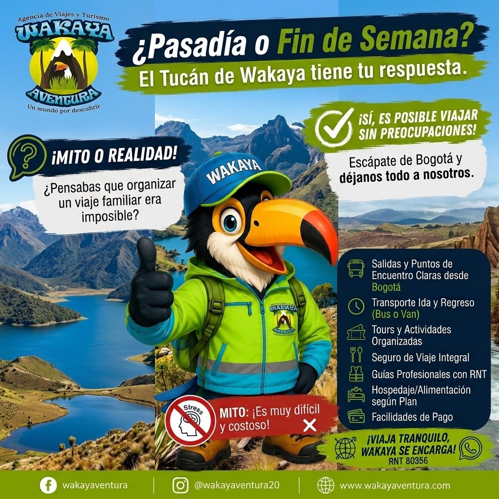 AventuraWakaya's tweet photo. ¿Pensabas que organizar un viaje familiar o un pasadía era complicado y estresante? 
❌ EL MITO: "Planear un viaje en grupo es difícil, la logística se complica y sale carísimo."
✅ ¡Es posible viajar 100% libre de preocupaciones! En Wakaya Aventura nos encargamos de todo https://t.co/ZLignK9Kc6