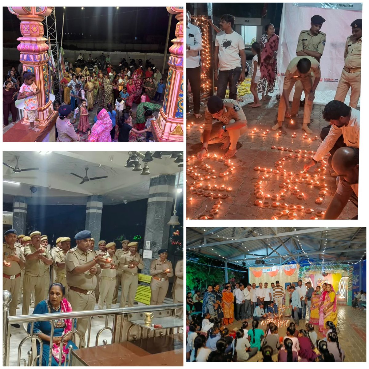 SPBhavnagar's tweet photo. 🪔 સેવા સંકલ્પ અભિયાન અંતર્ગત ‘આશીર્વાદનો દીવો’ 🪔

માનનીય વડાપ્રધાન શ્રી નરેન્દ્રભાઈ મોદીજીના ૭૬મા જન્મદિવસ નિમિત્તે સેવા સંકલ્પ અભિયાન અંતર્ગત ભાવનગર જિલ્લા પોલીસ દ્વારા અલગ-અલગ પોલીસ સ્ટેશન વિસ્તારોમાં આવેલ મંદિરોમાં સ્વૈચ્છિક ‘આશીર્વાદનો દીવો’ કાર્યક્રમનું આયોજન કરવામાં આવ્યું.

આ સેવાકીય અભિયાનમાં બહોળી સંખ્યામાં ગ્રામજનોએ ઉત્સાહભેર સહભાગી થઈ પ્રતિસાદ આપ્યો, જેના થકી જનસહભાગિતા અને સેવાના સંકલ્પને વધુ બળ મળ્યું. 

#SevaSankalpAbhiyan #AashirvadNoDivo #JanSahbhagita #BhavnagarPolice #GujaratPolice #NarendraModi
@narendramodi @AmitShah @CMOGuj @sanghaviharsh @GujaratPolice @IGP_BHR_RANGE