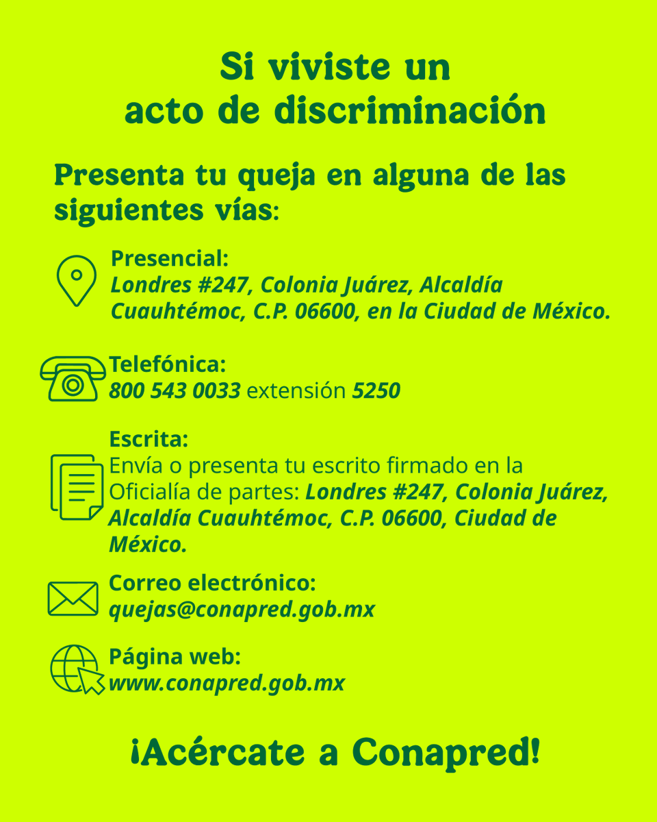 CONAPRED's tweet photo. La discapacidad no es motivo de exclusión.
Garanticemos espacios laborales dignos para todas las personas.
#MéxicoEsInclusión https://t.co/XB6EmPcXtB