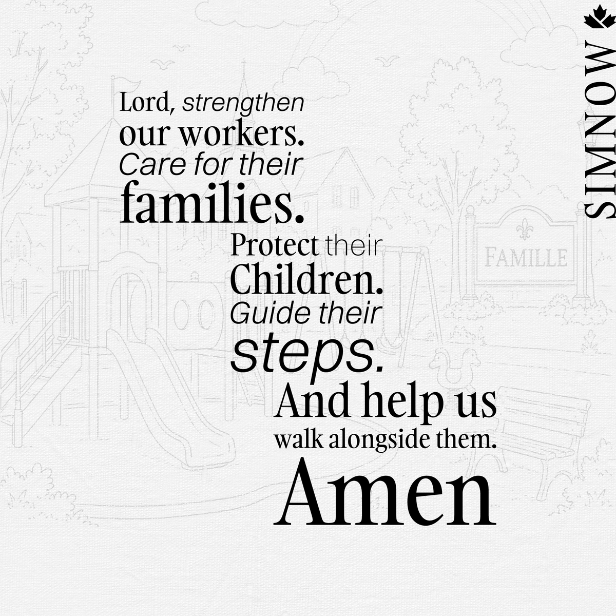 SIMCANADA1's tweet photo. Join us in praying for mission families serving where Christ is least known. May God strengthen, protect, guide, and sustain them as they follow His call together. 🙏
🔗 https://t.co/rJ3FMshTuf https://t.co/GY8t6IZ9ny