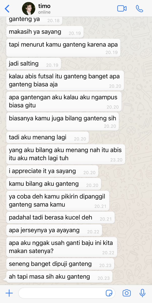 mongjey's tweet photo. sekali dipuji ganteng langsung salting https://t.co/zMTp6XY5Uj