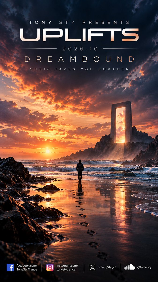 sty_cc's tweet photo. 🎧 Uplifts 2026.10 (Dreambound) is out now!

29 tracks of uplifting &amp; euphoric trance — mahoosive vocals, driving energy, emotional moments and goosebumps galore.

Crank it up and disappear in a dream for a while ❤️

https://t.co/ySy96nPbYF https://t.co/umHrvUBCUh