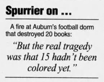 GatorsScott's tweet photo. Florida-Auburn has been in Gainesville, Miami, Jacksonville, Tampa, Auburn, Columbus (Ga.), Montgomery, Mobile and Atlanta -- but Saturday will be only third meeting in last 16 seasons. Glad to see it back on schedule...and for my money, rivalry elicited arguably HBC's best one-liner 🤣