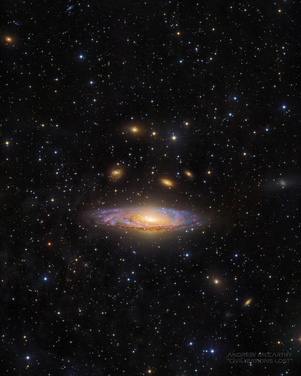 AJamesMcCarthy's tweet photo. After capturing over 100 hours worth of exposures, I'm pleased to share my latest "Deep Field" image, containing THOUSANDS of galaxies and a brand-new supernova that just kicked off ~2 weeks ago!

Timelapse showing the supernova, prints, and more details in the thread 👇 https://t.co/RptuuTrxKy