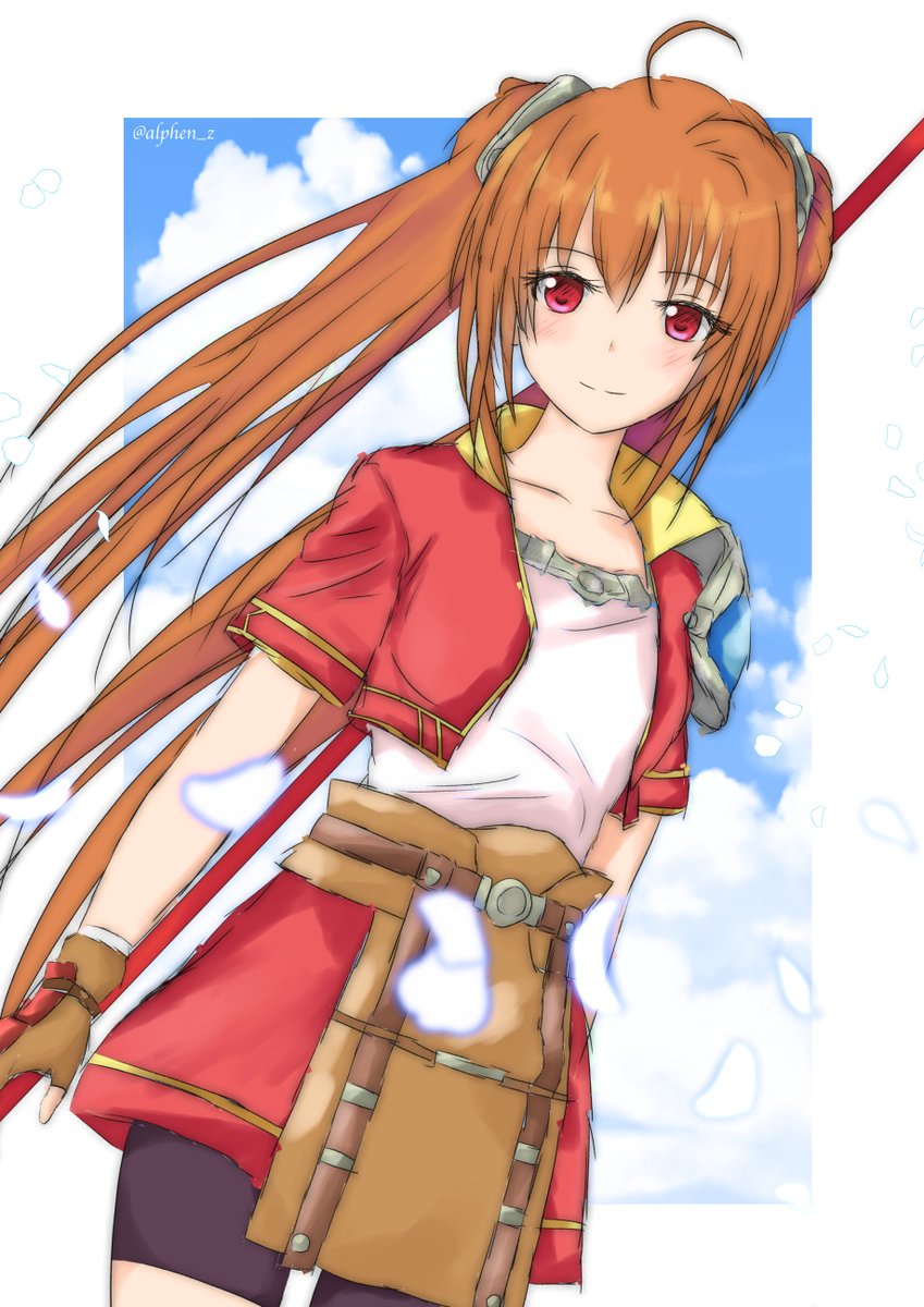 alphen_z's tweet photo. 空の軌跡 1stよりエステル・ブライト描いてみました！
2ndも進めるぞー✨
#空の軌跡 https://t.co/nodaa19uuU