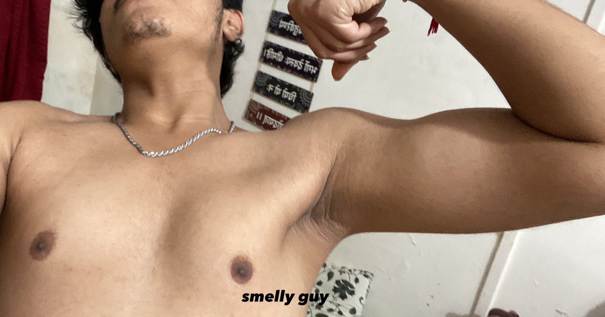 Smellyguy07's tweet photo. Smelly Sweaty Stinky Armpits ๐ช๐ป
DM to get real account for more content
#GayArmpits #ArmpitFetish #SmellyPits #Musky #GayDesi #DesiGay #MuscleGay #Shirtless https://t.co/2sfcT8yGX6