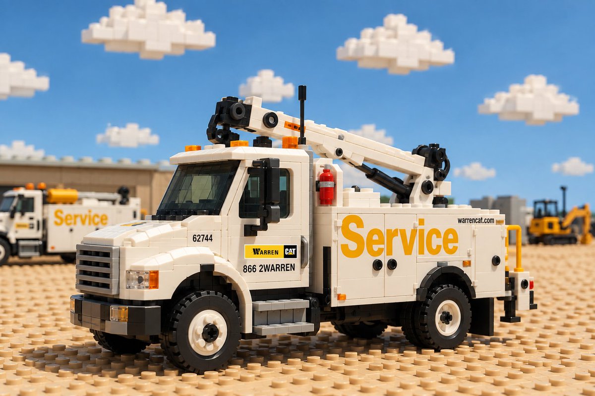 WarrenCAT's tweet photo. Built for the big jobs, brick by brick. 🧱

#WarrenCAT #WhateverTheJob #WhateverItTakes https://t.co/NKFF2zZyx1