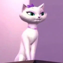 LauSillylillies's tweet photo. Ik they describe Irina’s cat form as just looking like a regular realistic cat that’s just red (despite the cat body being a stuffed animal cat). But I personally like to imagine her cat form just looks like the super uncanny human eyed animals of 2000s/10s barbie films 😭#ectwt https://t.co/oft6uuLJsH