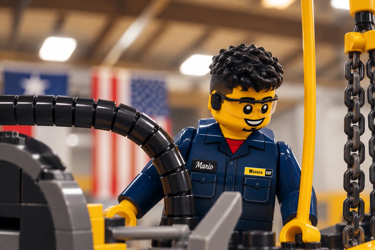 WarrenCAT's tweet photo. Built for the big jobs, brick by brick. 🧱

#WarrenCAT #WhateverTheJob #WhateverItTakes https://t.co/NKFF2zZyx1