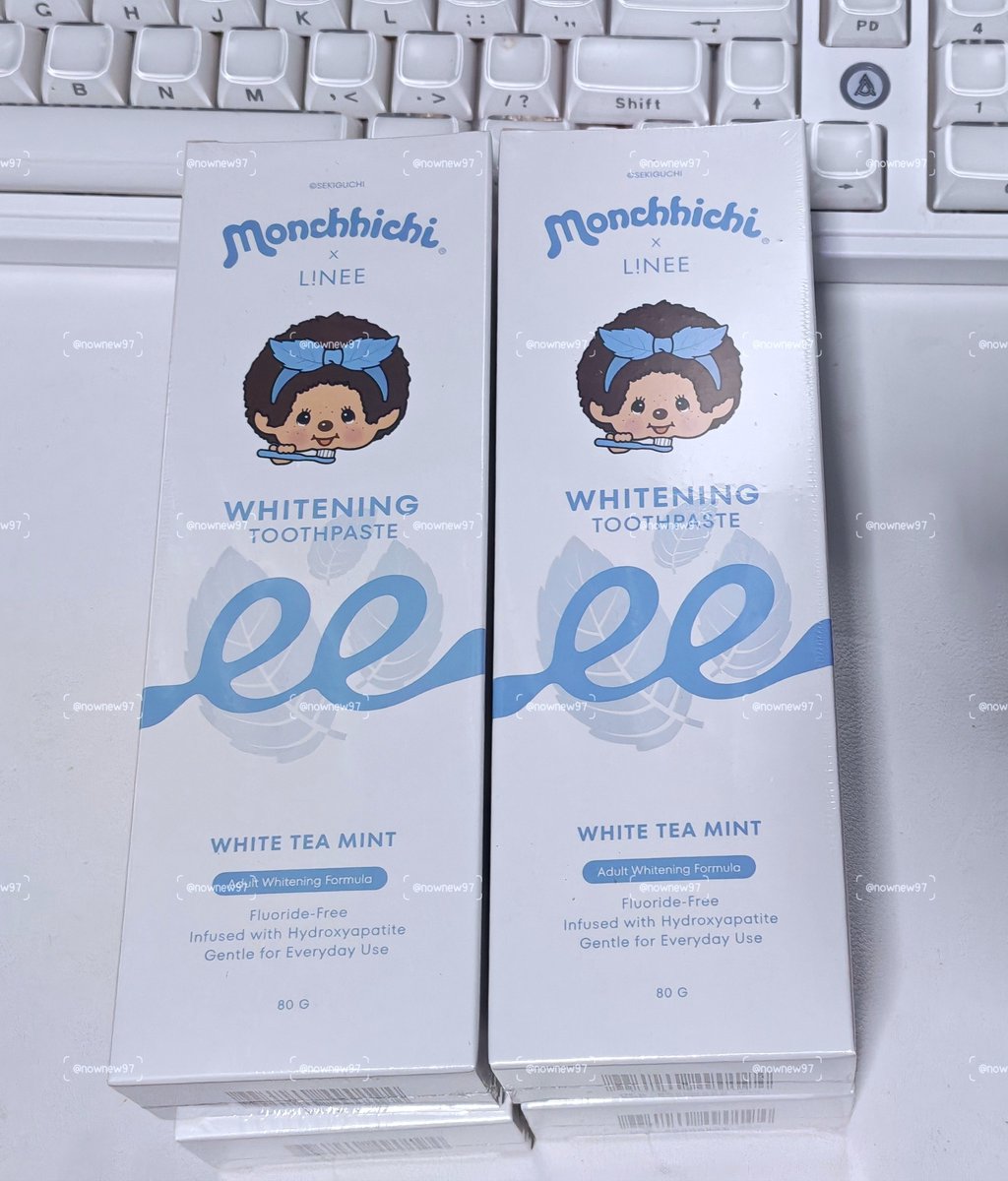 nownew97's tweet photo. wts พร้อมส่ง
ยาสีฟัน LiNEE × Monchhichi
(แถมลุ้น charm 3 แบบ ใน กล่อง)
120฿/1 ส่งฟรี
สนใจเดมได้เลยค่ะ
#TopsOfBeauty #LiNEExWave #ช้อปช่วยติ่ง https://t.co/fBo0ES97n9