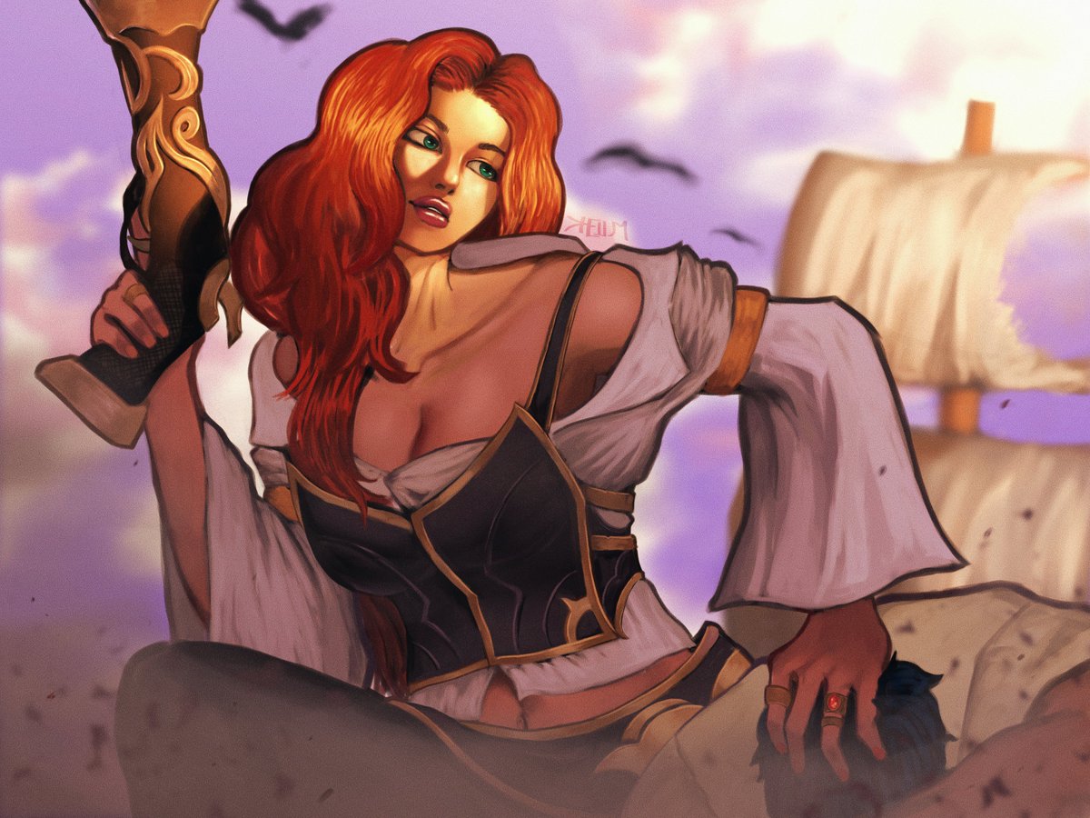 kheilumm's tweet photo. miss fortune fanart 💋
#missfortune #lolfanart #leagueoflegends #digitalart #artph #illustration https://t.co/FicaRe7ydU