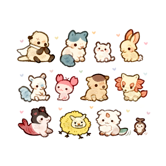spicy_mochi's tweet photo. chiikawa and friends https://t.co/QarhyKn641