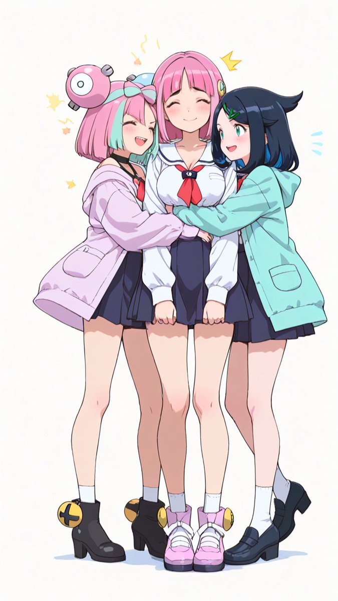 KT_first_story's tweet photo. どのトリオが好きですか？
①Mallow (マオ)Lillie (リーリエ)Lana (スイレン)
②Iono（ナンジャモ）lacey(タロ) Liko (リコ)
③Cynthia (シロナ)Chloe (コハル)Irida (カイ)
④Serena (セレナ)Dawn (ヒカリ)May (ハルカ)
#pokemon #ポケモン https://t.co/XiNzqAlacB