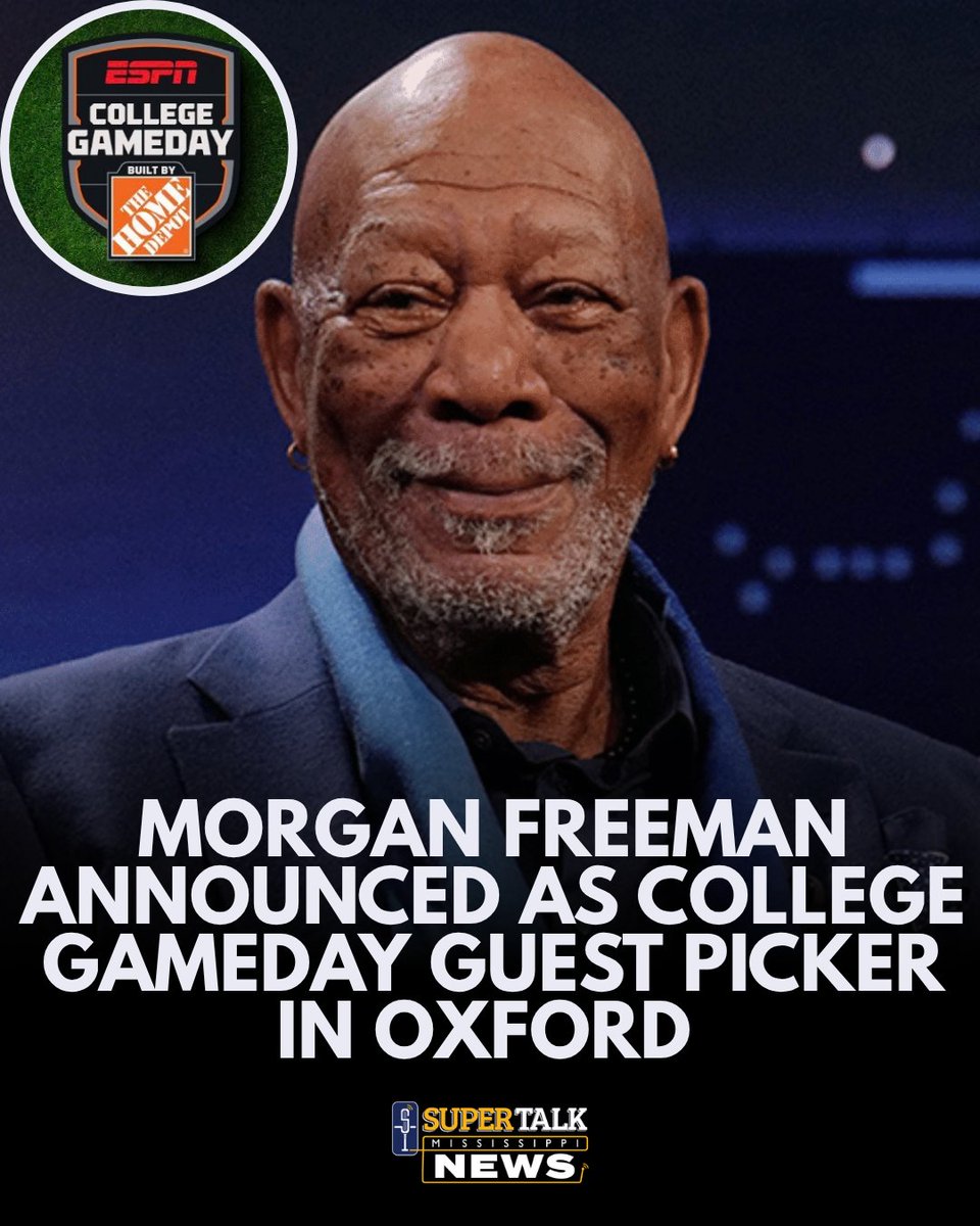 SuperTalkNews's tweet photo. College Gameday has announced its celebrity guest picker ahead of Saturday's Ole Miss game against LSU. https://t.co/QWhEc8JZeA