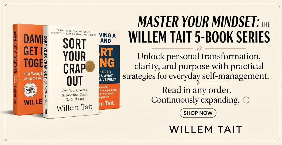 LifeCoachWeekly's tweet photo. Unlock personal transformation and practical self-management. Explore our 5-book series. Read in any order!

Get yours on Amazon: https://t.co/3uz6NRw300 📖✨

#BookSeries #Mindset #Growth https://t.co/zvMvMJyPsm