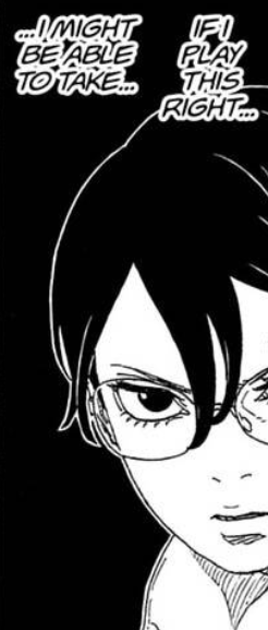 desh248's tweet photo. Boruto.
Nunca sentiu chakra de outra pessoa antes disso. 
Sempre teleportou pra simbolos com o próprio chakra. 

Sarada observou tudo isso e falou "pois vai sentir o meu, se vire". https://t.co/dXmpEvBSOk