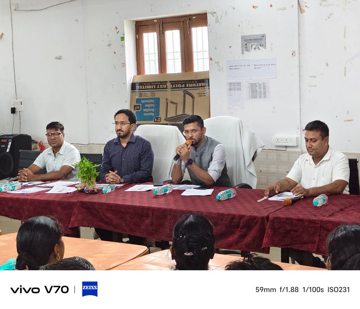 LsbaMuzaffarpur's tweet photo. The leadership of #DMMuzaffarpur #KumarGaurav & #DDC #NishantSihara,#SHS2026 was launched in #Muzaffarpur.From 17 Sept–2 Oct,campaign will focus on five pillars,public participation & sustainable waste management.
#SwachhataHiSeva2026 #Muzaffarpur #SwachhBharat
@DmMuzaffarpur https://t.co/7jcjdU4zZJ