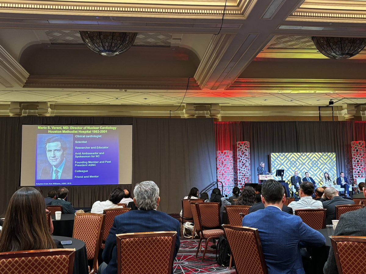 gmvasilakis's tweet photo. There’s something so very touching about having a memorial lecture honoring a pivotal researcher and clinician that has impacted the majority of people in the room - as we continue to learn from those honored with the lectureship! 🫀 #ASNC2026

 Congratulations @almallahmo!! ☺️ https://t.co/jaSjxchWNP