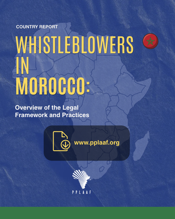 PPLAAF's tweet photo. #Morocco 🇲🇦: What’s the reality for whistleblowers in Morocco?

Today, @PPLAAF releases a new country report providing an overview of the legal framework and protections available for whistleblowers.

🔗 Read and download the full report here: https://t.co/OfhrVAaPxo https://t.co/gIKH8RHHF6