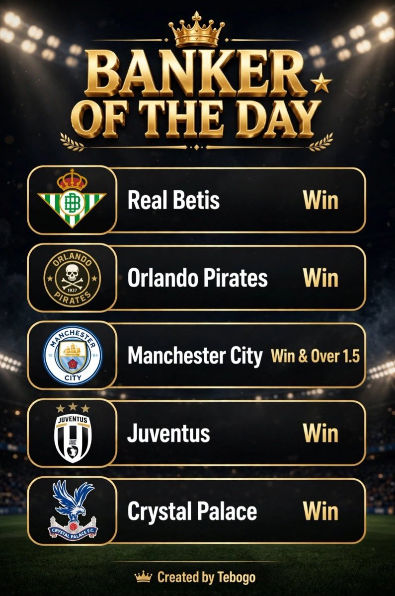 _TebogoThanks's tweet photo. Today's games to bet! Straight win most likely. Let's go! #GURUGUMI工房 #guru #sport #soccer https://t.co/HxYsCswk5S